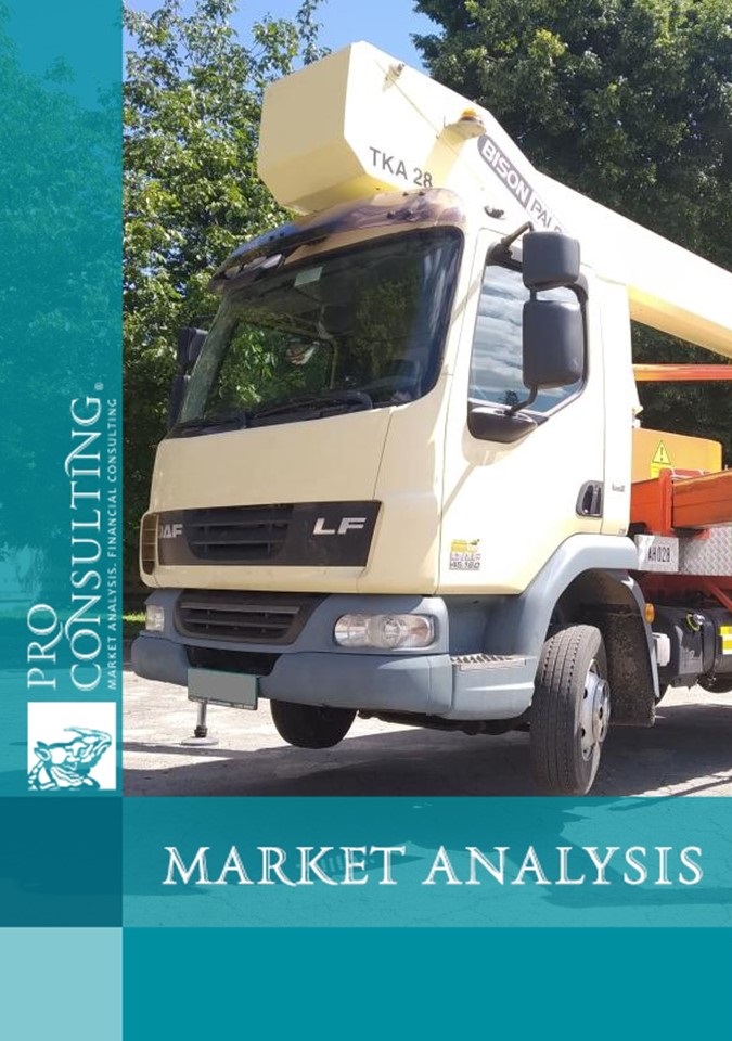 Market research report on lifting equipment in Ukraine. 2019-6 months. 2023